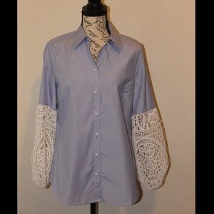 Chico’s Nautical Pearl Button Down